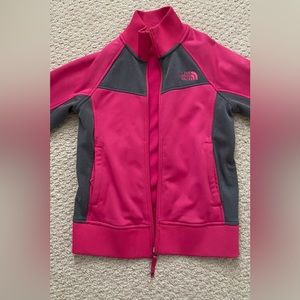 Girls North Face zip-up